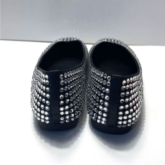 STEVE MADDEN NWOT Delphine Rhinestone Square
Toe Ballet Flat - Picture 9 of 11